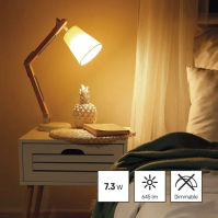 LED žárovka EMOS ZQ5130 Classic A60 / E27 / 7,3 W (50 W) / 645 lm / teplá bílá