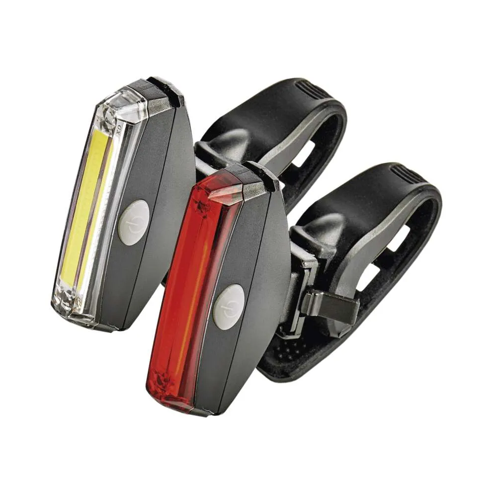 Přední + zadní LED svítilna na kolo EMOS P3922 na 2x CR2032, 22 lm