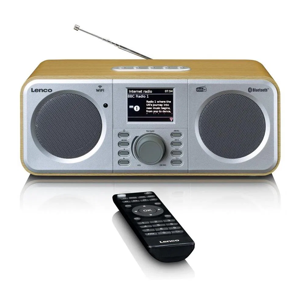Internetové kuchyňské a přenosné rádio Lenco DIR-141WD, WiFi, DAB+, BT
