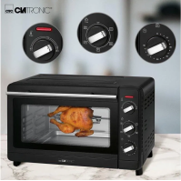 Mini trouba Clatronic MBG 3728, 1500 W, 30 l, černá