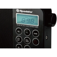 Přenosné rádio Roadstar TRA-2340PSW, FM/AM, 3x monočlánky D, černé