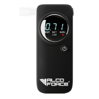 Osobní alkoholtester Alcoforce Professional, elektrochemické čidlo