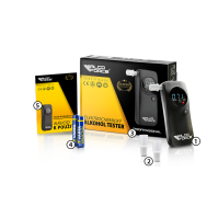 Osobní alkoholtester Alcoforce Professional, elektrochemické čidlo