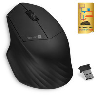 Myš na tři zařízení Connect IT Triple SmartSwitch CMO-4040-BK, 2.4 GHz, BT, černá