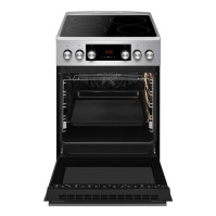 Indukční sporák Amica SIS 512 STX, A, 50 cm, 65 l, 12 programů, nerez