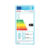 Indukční sporák Amica SIS 512 STX, A, 50 cm, 65 l, 12 programů, nerez