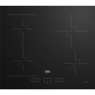 Indukční varná deska Beko HII64200SFMT, 4 plotny, 60 cm, černá