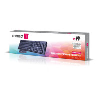 Bezdrátová klávesnice s myší Connect IT CKM-7500-CS, CZ/SK