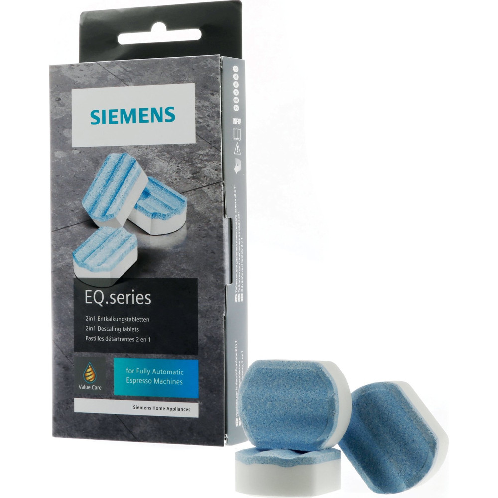 Odvápňovací tablety Siemens TZ80002A pro kávovary, 3 ks x 36 g