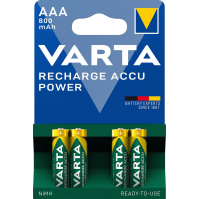 Nabíjecí baterie Varta Power AAA 800 mAh, 4 ks, 56703101404