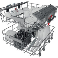 Myčka nádobí Whirlpool WFO 3C33 6.5 X, D, 60 cm, 14 sad, nerez [vystavovaný kus]