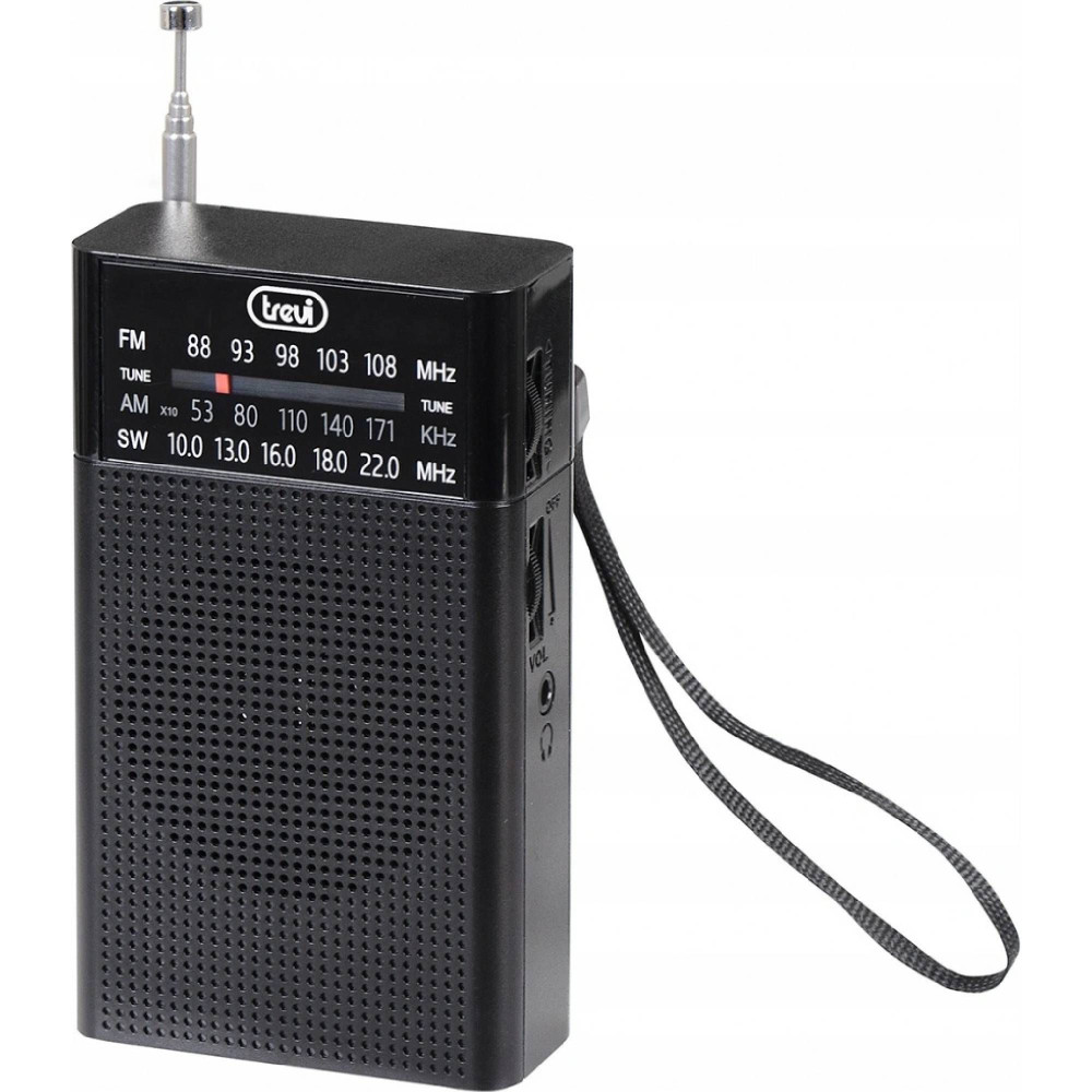 Vícepásmové přenosné rádio Trevi RA 7F15, černé