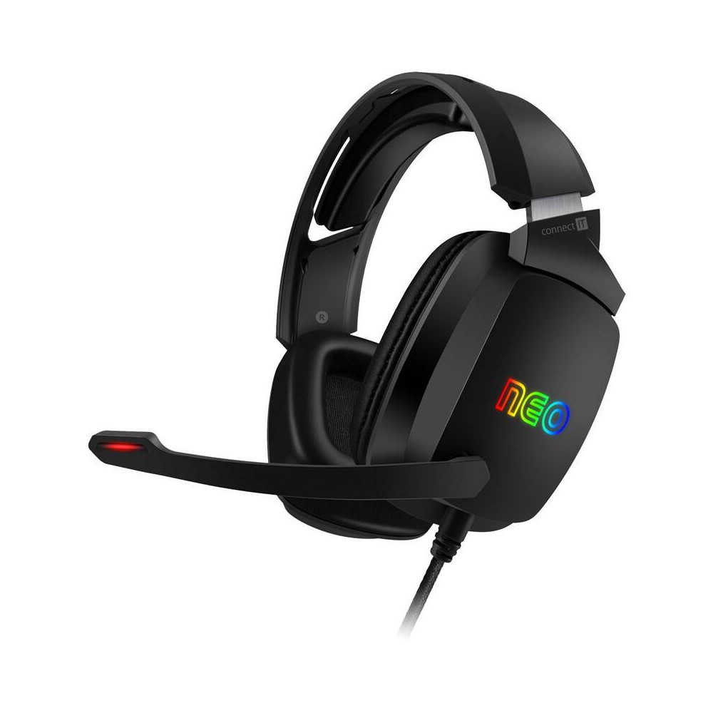 Headset Connect IT NEO CHP-3590-BK, mikrofon, černý