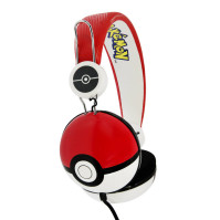 Sluchátka OTL Technologies Pokémon Pokeball Tween Dome PK0445, červená