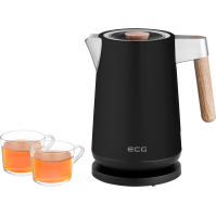Rychlovarná konvice ECG RK 1768 Strix, 1,7 l, 2200 W, , Timber Black + nerez