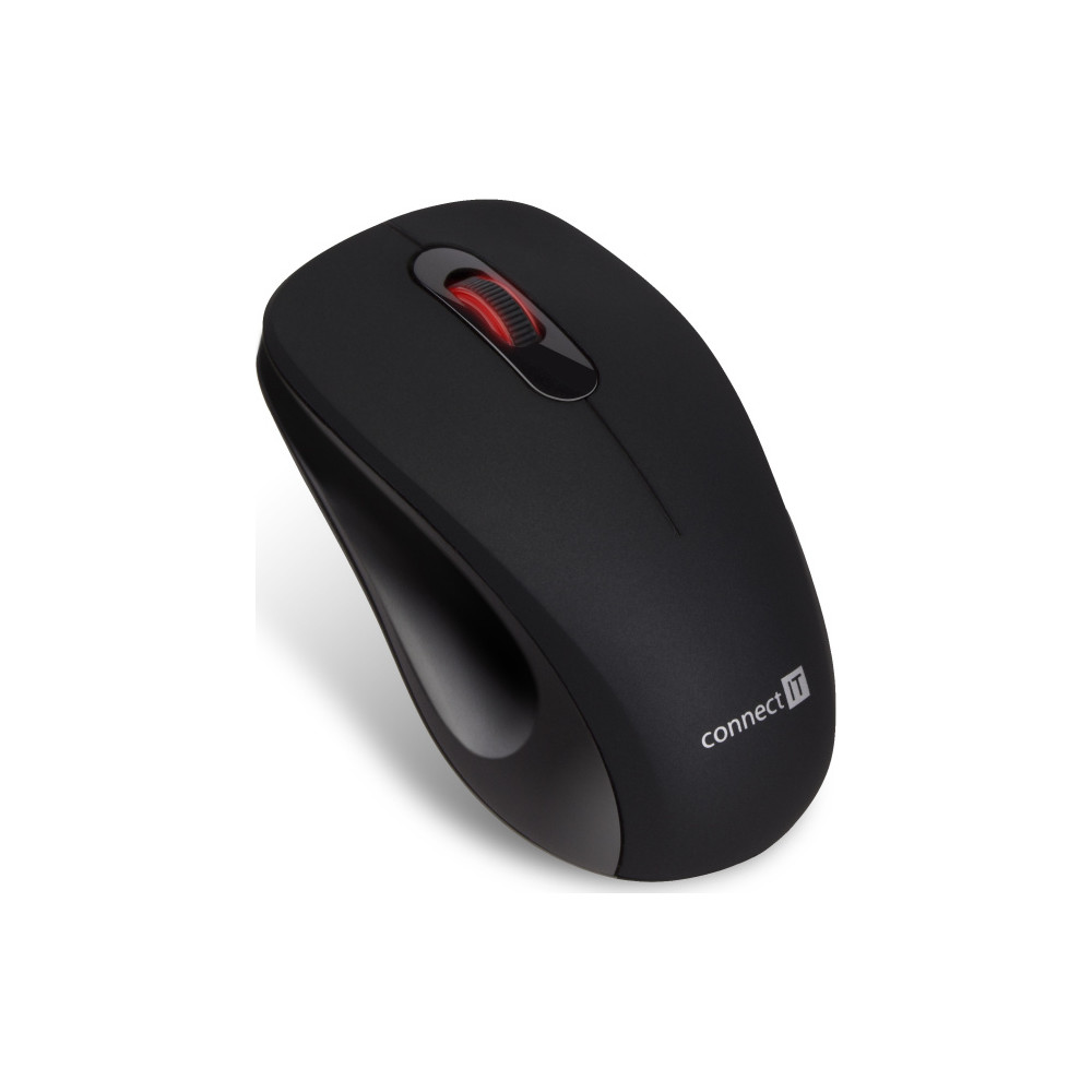 Bezdrátová opticklá tichá myš Connect IT Mute CMO-2230-BK, černá