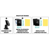 Držák na mobil Connect IT InCarz 4Ultra CMC-4020-BK, magnetický, 4 magnety, černý