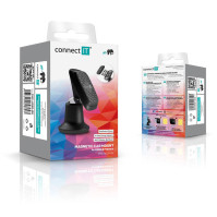 Držák na mobil Connect IT InCarz 4Ultra CMC-4020-BK, magnetický, 4 magnety, černý