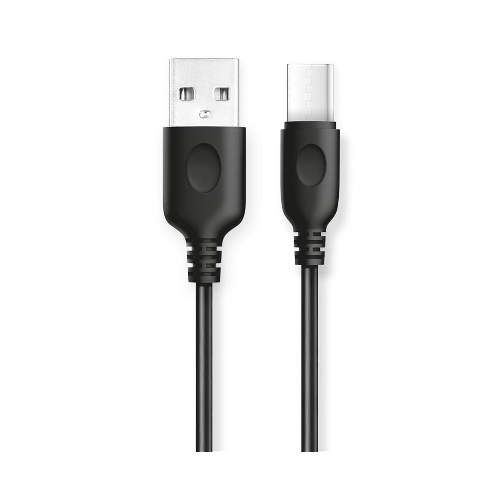 Kabel Aligator USB/USB-C s prodlouženým konektorem DKAC82BK, 1 m, černý