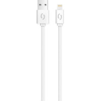 Datový a nabíjecí kabel Lightning na USB Aligator DAKA008, 2A, 2 m, bílá