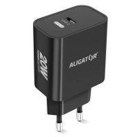 Nabíječka do sítě Aligator Power Delivery 20W CHPD0011, USB-C, černá