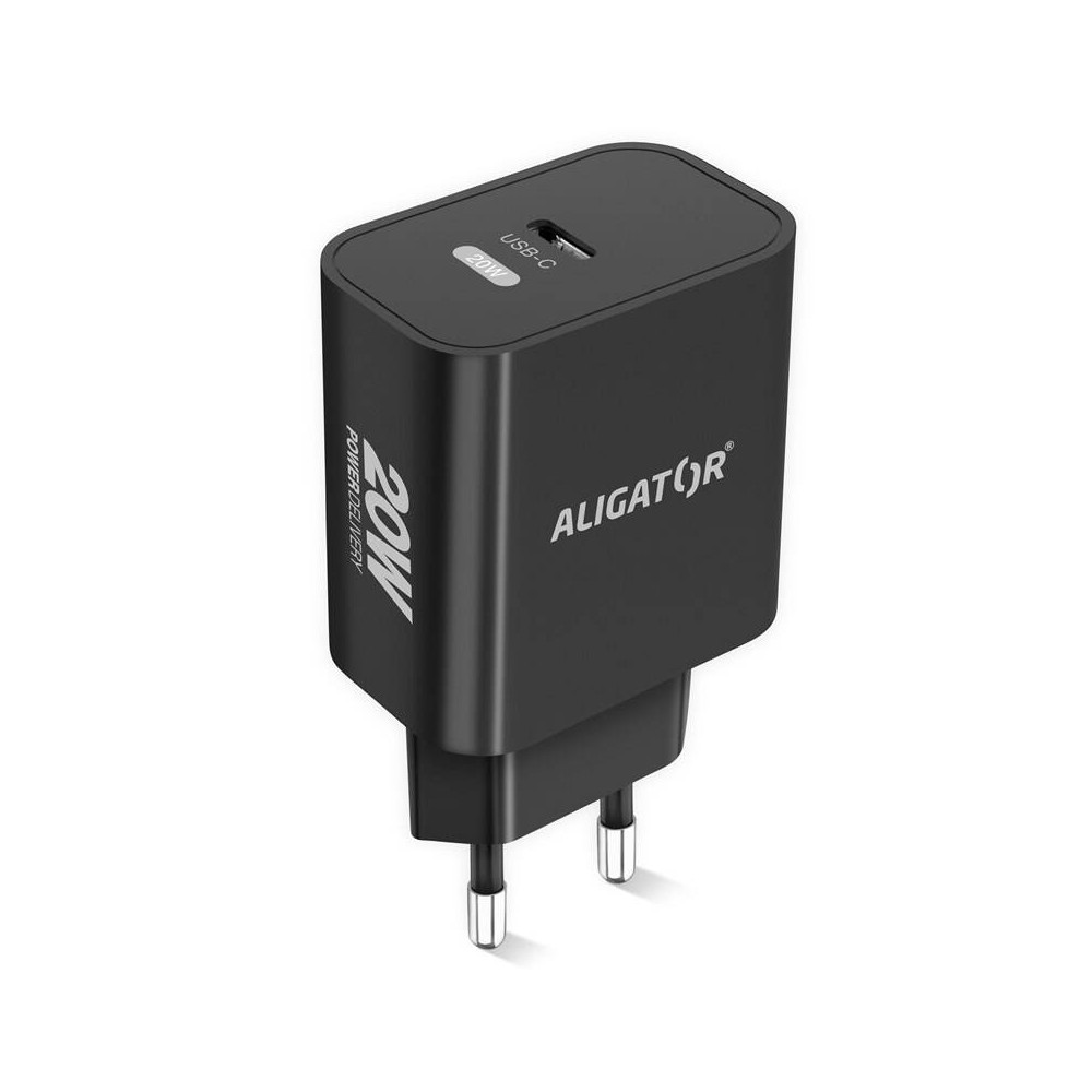 Nabíječka do sítě Aligator Power Delivery 20W CHPD0011, USB-C, černá