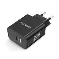 Nabíječka do sítě Aligator Power Delivery 20W CHPD0011, USB-C, černá