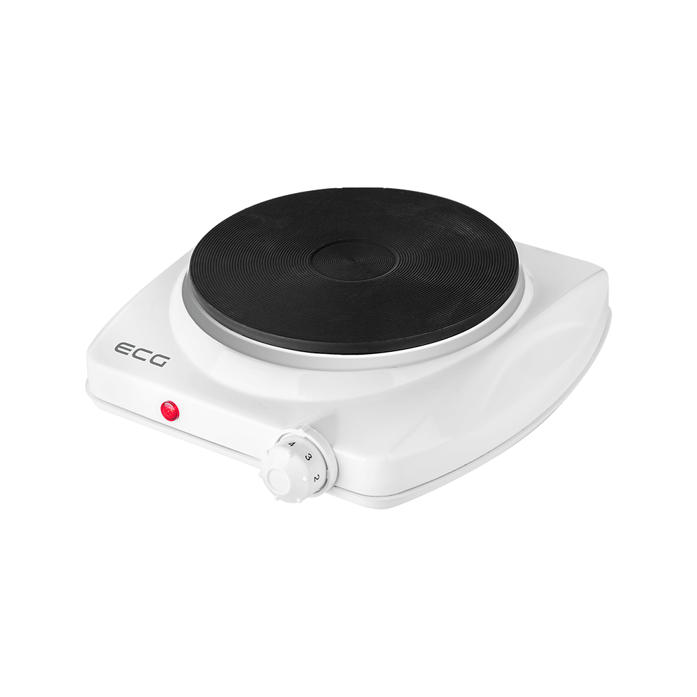 Elektrický stolní vařič ECG EV 1512, 1500 W, 1 plotýnka, bílý