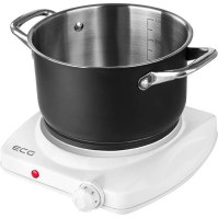 Elektrický stolní vařič ECG EV 1512, 1500 W, 1 plotýnka, bílý