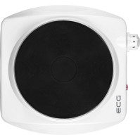 Elektrický stolní vařič ECG EV 1512, 1500 W, 1 plotýnka, bílý
