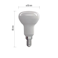LED žárovka E14, 4 W (39 W), Classic R50, EMOS ZQ7221, 450 lm, neutrální bílá