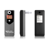 Alkohol tester AlcoForce Optima, elektrochemické čidlo