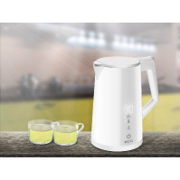 Rychlovarná konvice ECG RK 1893, 1,7l, 2200 W, Digitouch White / bílá