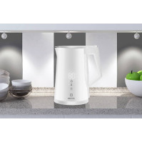 Rychlovarná konvice ECG RK 1893, 1,7l, 2200 W, Digitouch White / bílá