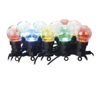 LED světelný řetěz EMOS DCPM01, 10x párty žárovky, 5 m, venkovní i vnitřní, multicolor