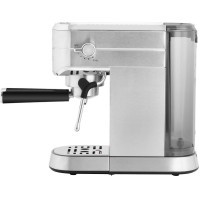 Pákový kávovar ECG ESP 20501 Iron Espresso, 20 bar, 1,25 l, nerez