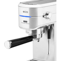 Pákový kávovar ECG ESP 20501 Iron Espresso, 20 bar, 1,25 l, nerez