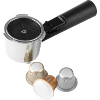 Pákový kávovar ECG ESP 20501 Iron Espresso, 20 bar, 1,25 l, nerez