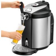 Výčepní zařízení Bomann BZ 6029 CB, 3 bombičky CO2, černé/nerez