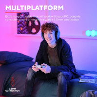 Herní sluchátka Trust GXT415B ZIROX 24991, headset, modrá