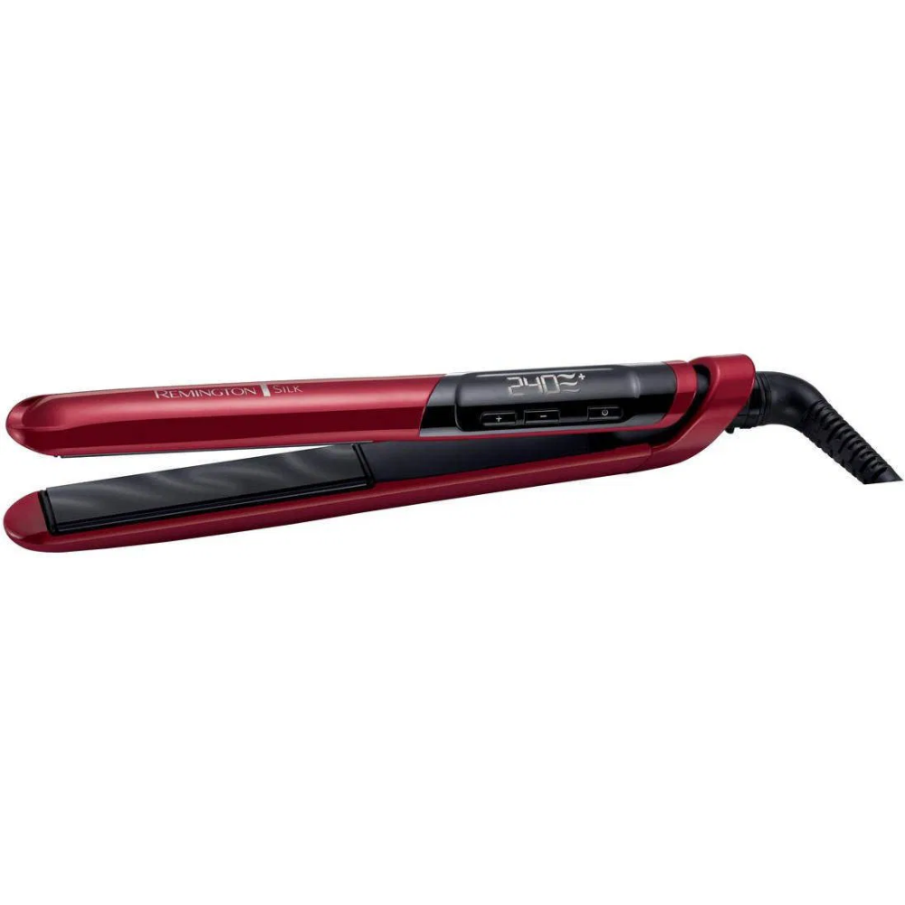 Žehlička na vlasy Remington S9600 Silk Straightener, keramika, 230° C, LCD, paměť