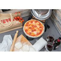 Pec na pizzu G3FERRARI G1000608, 1200 W, bronzová