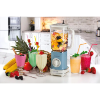 Stolní mixér Ariete Vintage 568/15, 500 W, 2 rychlosti, modrý