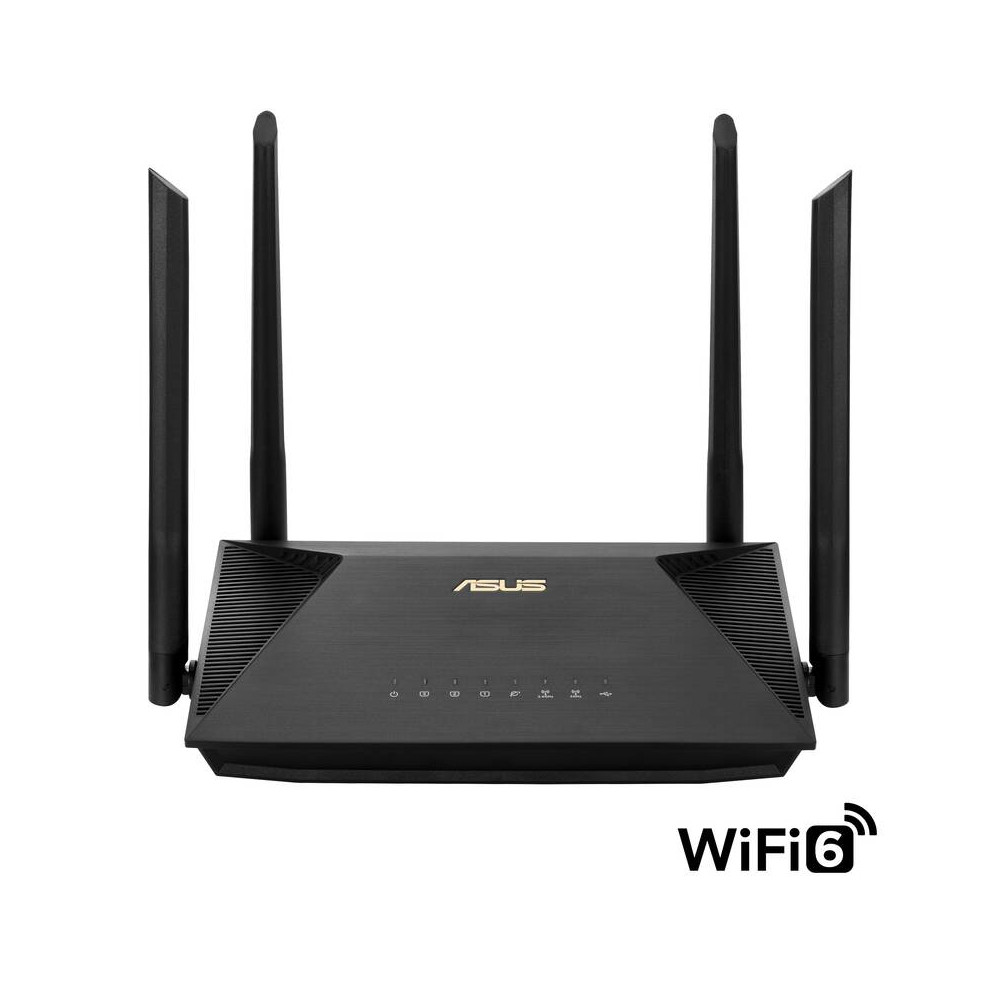 WiFi router ASUS RT-AX53U, dvoupásmový, 1 Gb/s, WiFi 6, MU-MIMO, OFDMA