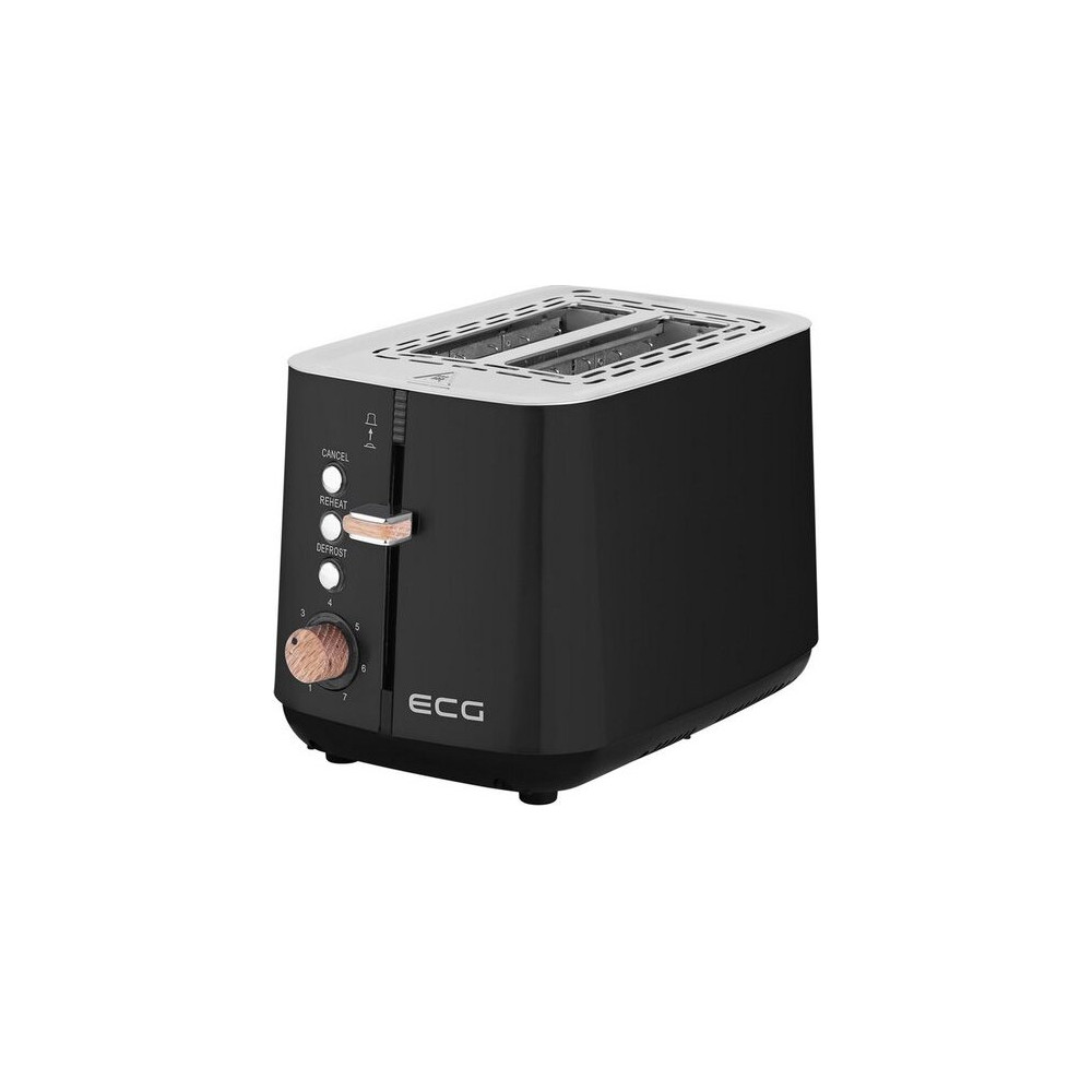 Topinkovač ECG ST 2768 Timber Black, 850 W, černý