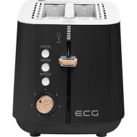 Topinkovač ECG ST 2768 Timber Black, 850 W, černý