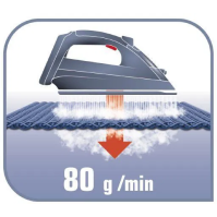 Žehlička Tefal Virtuo FV1711E0, 1800 W, 20/80 g/min, bílá/fialová