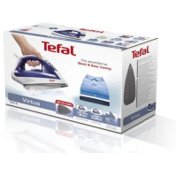 Žehlička Tefal Virtuo FV1711E0, 1800 W, 20/80 g/min, bílá/fialová