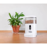 Chytré krmítko Tesla Smart Pet s kamerou TSL-PC-BL4C, bílá