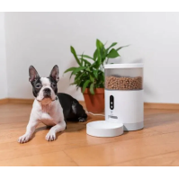 Chytré krmítko Tesla Smart Pet s kamerou TSL-PC-BL4C, bílá